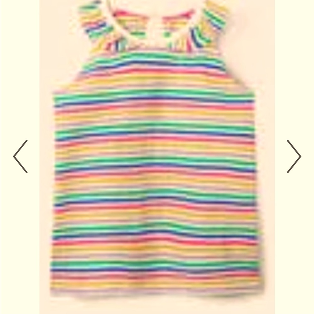 Boden Multi Stripes Pom Tank - Size 7-8Y - Great Condition